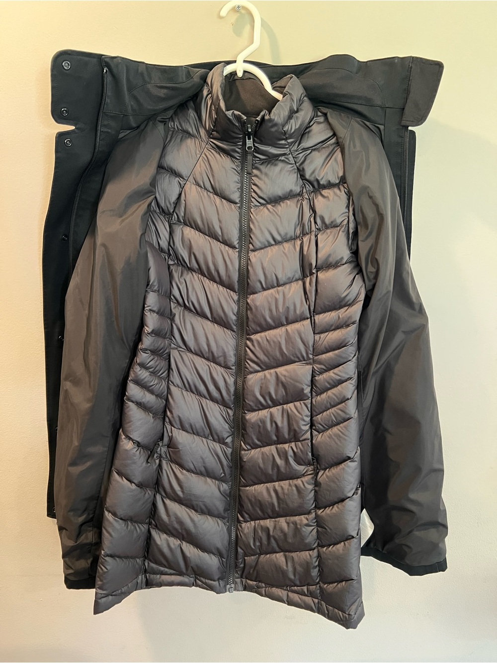 Patagonia Women’s Tres 3-in -1 Parka Coat Jacket Black Size XS - Picture 5 of 10